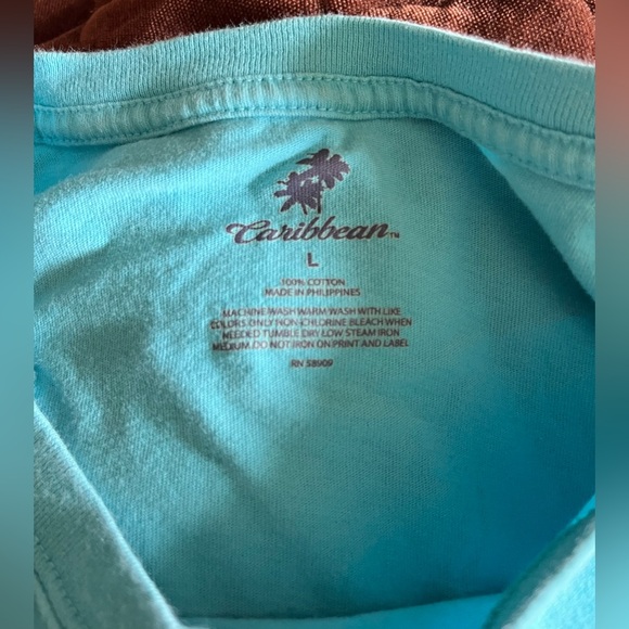 Beer, Lime, & Sunshine T-Shirt (L) - Blue Turquoise. Soft shirt! - Picture 3 of 3